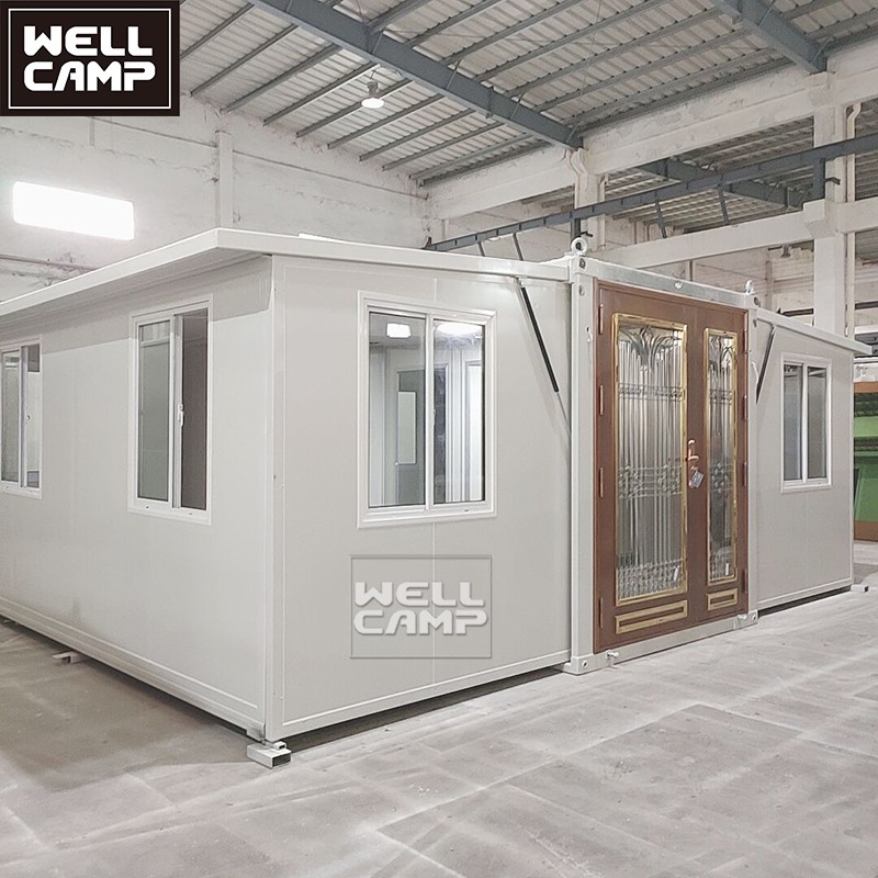 product-WELLCAMP-New fashion 20ft 40ft expandable container house durable foldable prefab steel hous