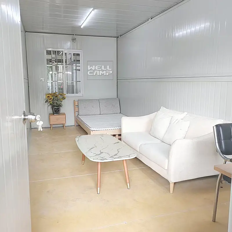 WELLCAMP affordable and durable folding container house can be used as living room
