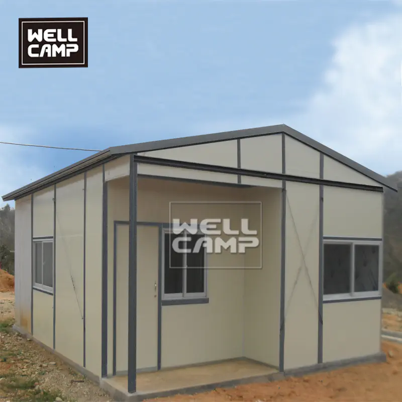 WELLCAMP strong economic steel structure labor camp prefab k house easy to install can be used dormitory office living room factory