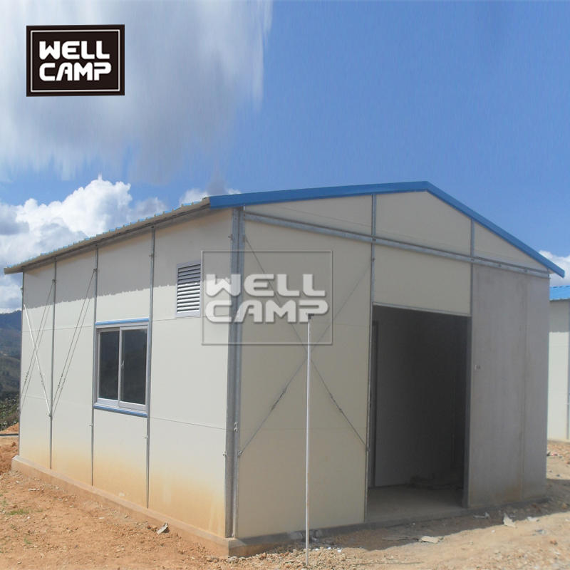 WELLCAMP strong economic steel structure labor camp prefab k house easy to install can be used dormitory office living room factory
