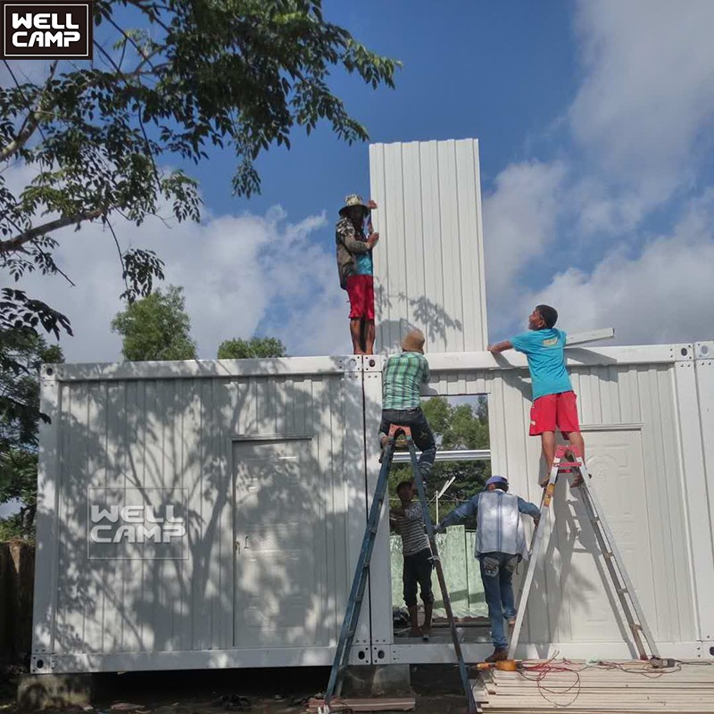 product-WELLCAMP-WELLCAMP detachable container house Myanmar project firm durable prefab flat pack c-1