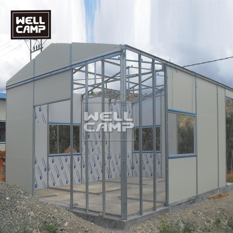 Low cost firm durable prefab K house affordable labor camp easy building steel structure houses