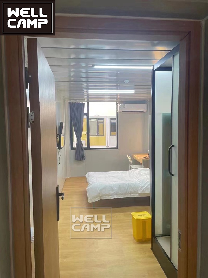 product-WELLCAMP-WELLCAMP living container house firm durable flat pack container dormitory steel st