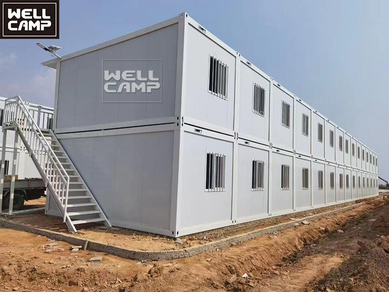 Wellcamp flat pack container house prefab homes office dormitory hotel resort building firm durable modular house