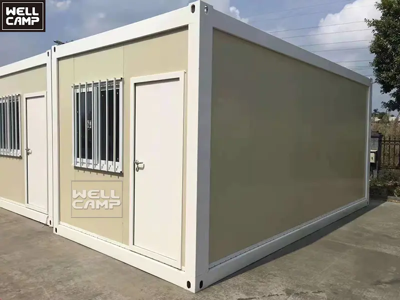 Wellcamp flat pack container house installation