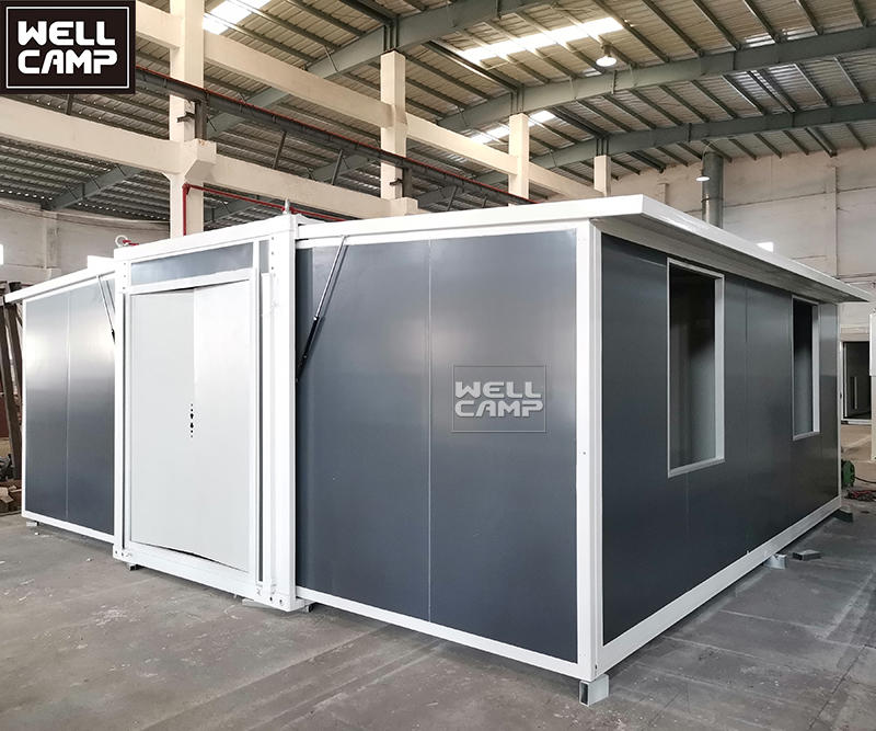 Luxury high quality 20ft or 40ft expandable container house prefab mobile living foldable container houses two or three room