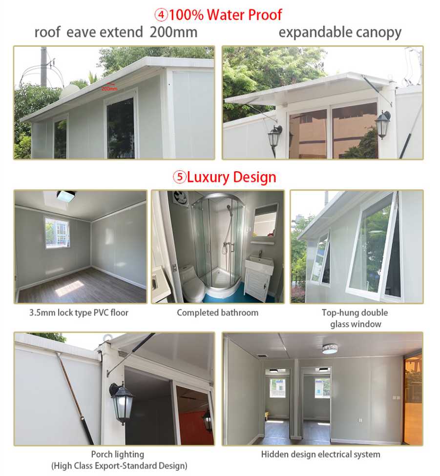product-Luxury high quality 20ft or 40ft expandable container house prefab mobile living foldable co-2