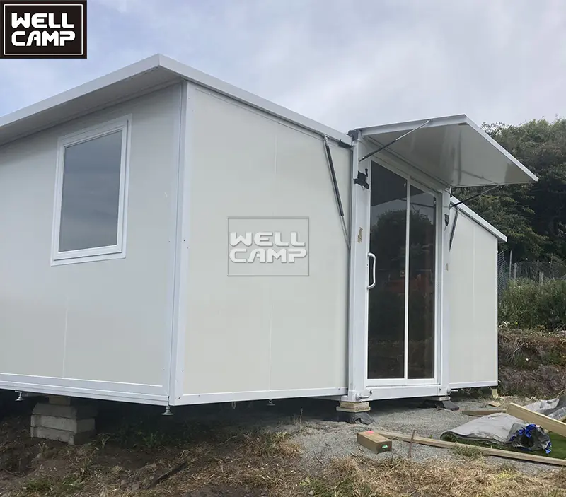 High quality 20FT New Zealand 2 bedroom living container homes 40ft expandable container house with full bathroom