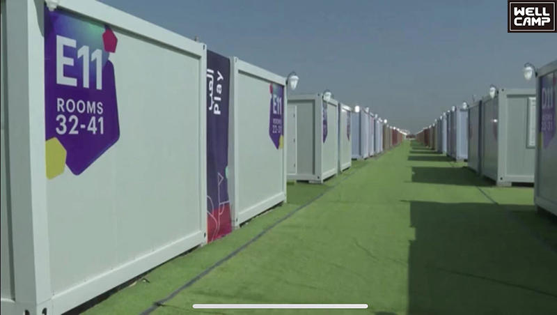 2022 Qatar World Cup Detachable Container Hotel High Quality Mobile Flat Pack Container Prefab Houses Home
