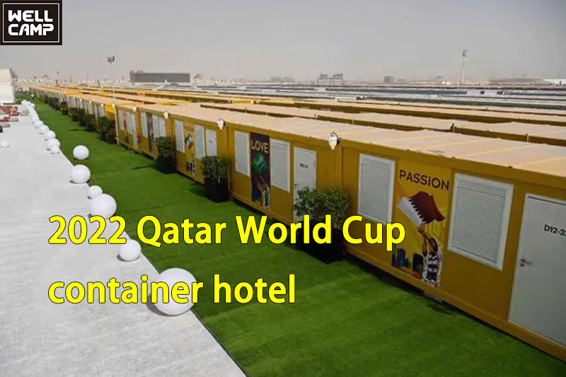 2022 Qatar World Cup Detachable Container Hotel High Quality Mobile Flat Pack Container Prefab Houses Home