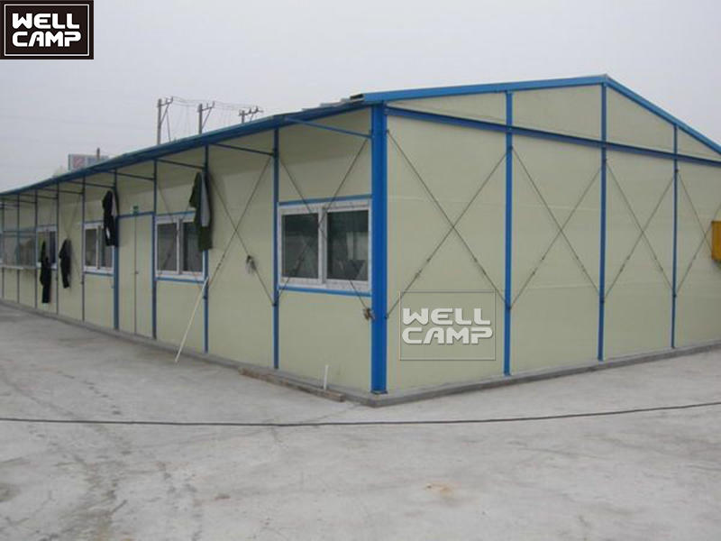 Cheap prefab houses prefabricated living k house labor camp firm steel structure easy to building home