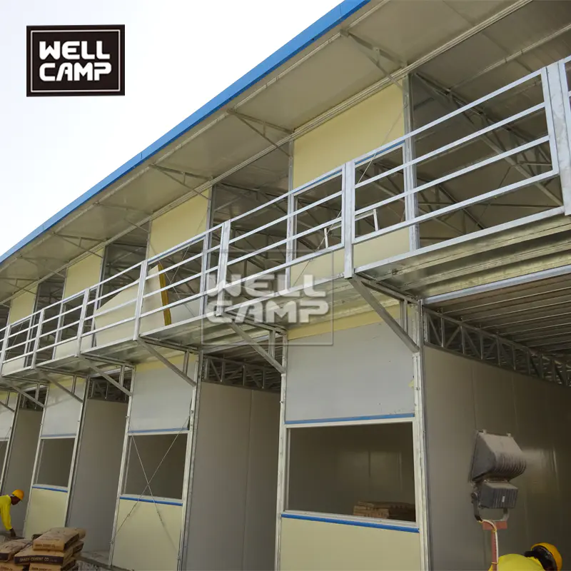 Cheap prefab K house steel structure labor camp use for dormitory office canteen warehouse