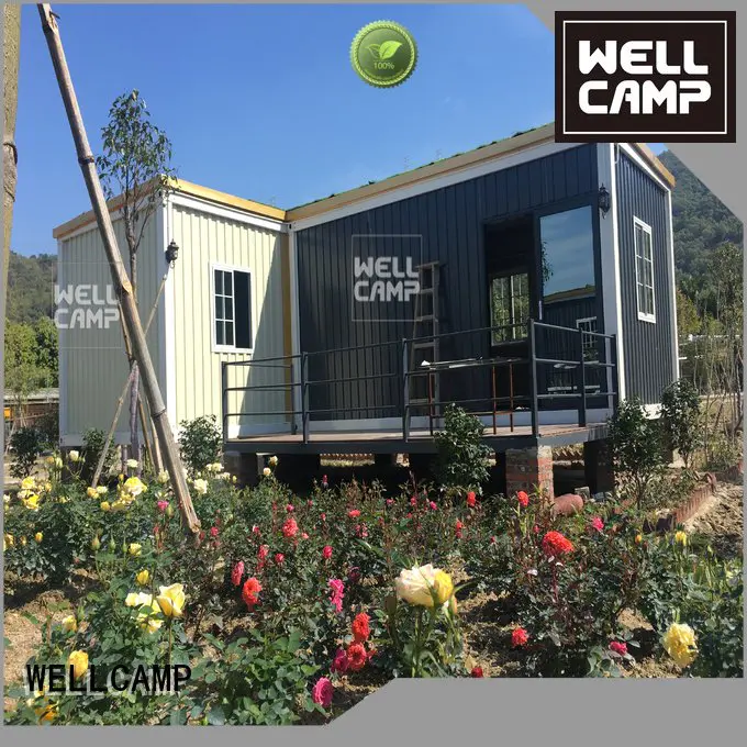 custom container homes family container villa prefabricated WELLCAMP