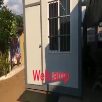WELLCAMP folding container office with toilet
