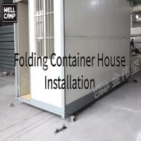 Wellcamp folding container house Installation