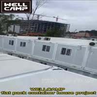 WELLCAMP flat pack container house project