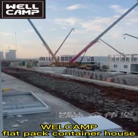 WELLCAMP China flat pack container isolation room building